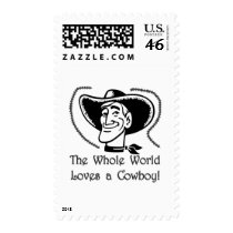 Love a Cowboy postage