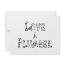 Love a Plumber invitations