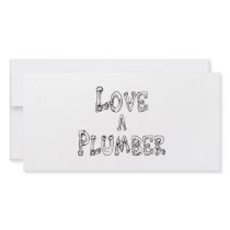 Love a Plumber Photo Greeting Card