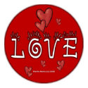 Love - A Positive Word zazzle_magnet