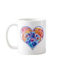 Love a Pug Valentines mugs