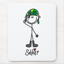 Love a Soldier Mouse Mats