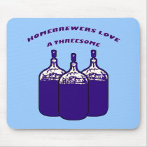 Love a Threesome Mousepads