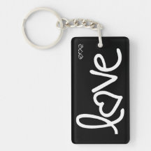 love acrylic keychains