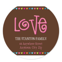 LOVE ADDRESS STICKER :: LOVELETTERS 4 by holidayboutique LOVE ADDRESS STICKER :: LOVELETTERS 4
