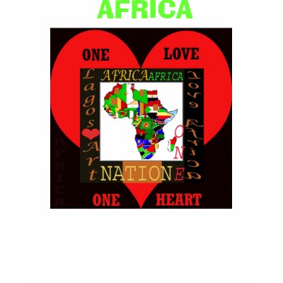 LOVE, AFRICA SHIRTS by adeolagbadamosi