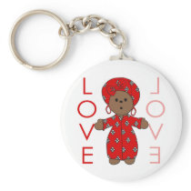 Love - African Doll keychains