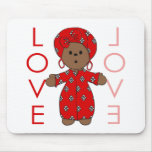 Love - African Doll Mouse Pad