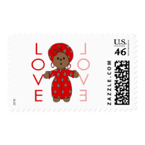 Love - African Doll Stamps