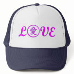 Love-Ai_Pink Trucker Hats