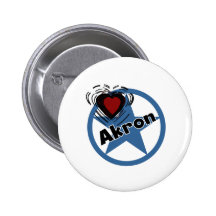 Love Akron Pin