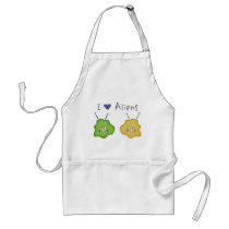 Love Alien Critters Apron