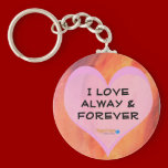 LOVE ALWAY & FOREVER keychains