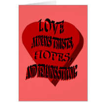 Love Always Heart Notecards