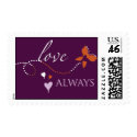 "Love Always" Wedding Invitation Stamp