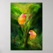 Love Among The Bananas Art Poster/Print