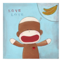 Love and Bananas Poster posters by Princess_Monkey Love and Bananas Poster posters
