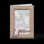 Love and Cherish Photo Greeting Card