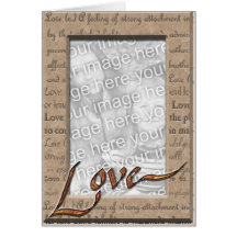 Love and Cherish Photo Greeting Card