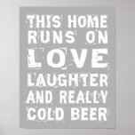 Love and Cold Beer Poster
