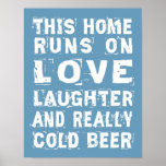 Love and Cold Beer Poster