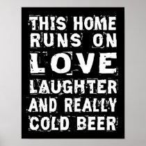 Love and Cold Beer Poster