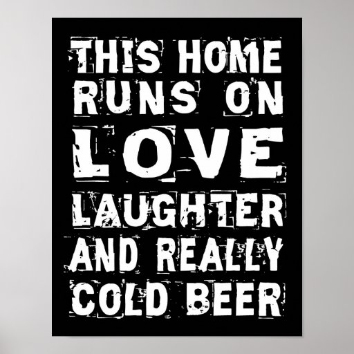 Love and Cold Beer Poster