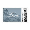 Love And Flowers Wedding Postage Stamp by TDSwhite Love And Flowers Wedding Postage Stamp