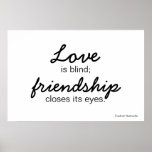 Love and friendship poster