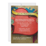 Love and Heart 5 x 7 Inch Party Invitation
