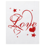 Love and Hearts flyers