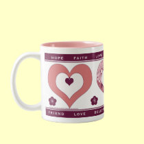 Love and Inspiration Heart Mug mugs