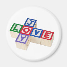 Love and joy magnets