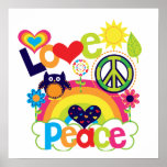 Love and Peace Baby Posters