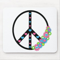Love and Peace mousepads by SweetRascal Love and Peace mousepads