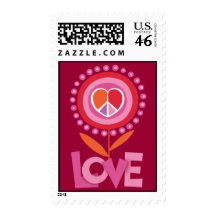 LOVE and PEACE Stamp