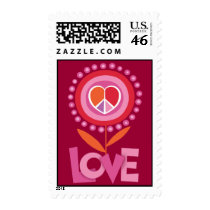 LOVE and PEACE Stamp
