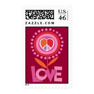 LOVE and PEACE Stamp stamp
