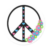 Love and Peace Sticker