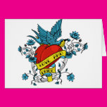 Love and Pride Tattoo Greeting Card