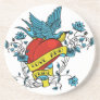 Love and Pride Tattoo Coaster Love and Pride Tattoo Coaster