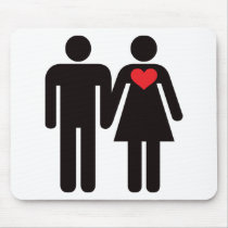 Love and Relationships Mouse Pads