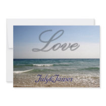 love and sea invitations