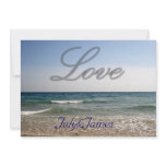 love and sea custom invite