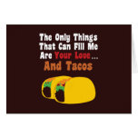 Love and Tacos Greeting Card