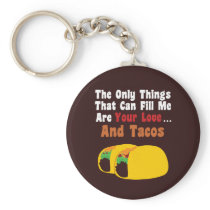 Love and Tacos Keychain