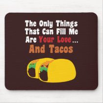 Love and Tacos Mouse Mats
