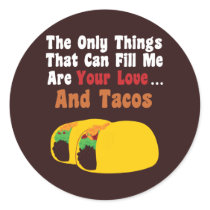 Love and Tacos stickers