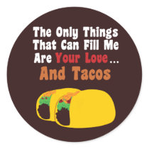 Love and Tacos Stickers