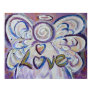 Love Angel Art Poster Print